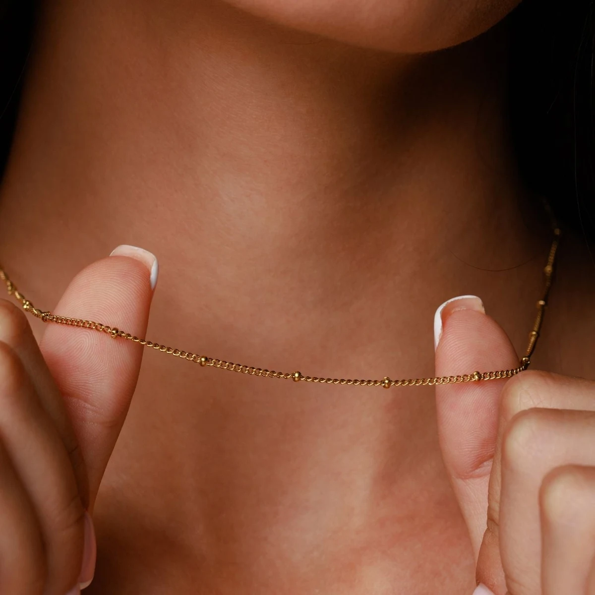 Capri Beaded Choker - detail view