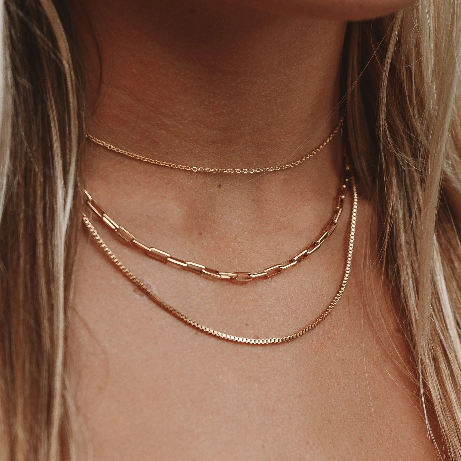 Saona Layered Necklace — detail