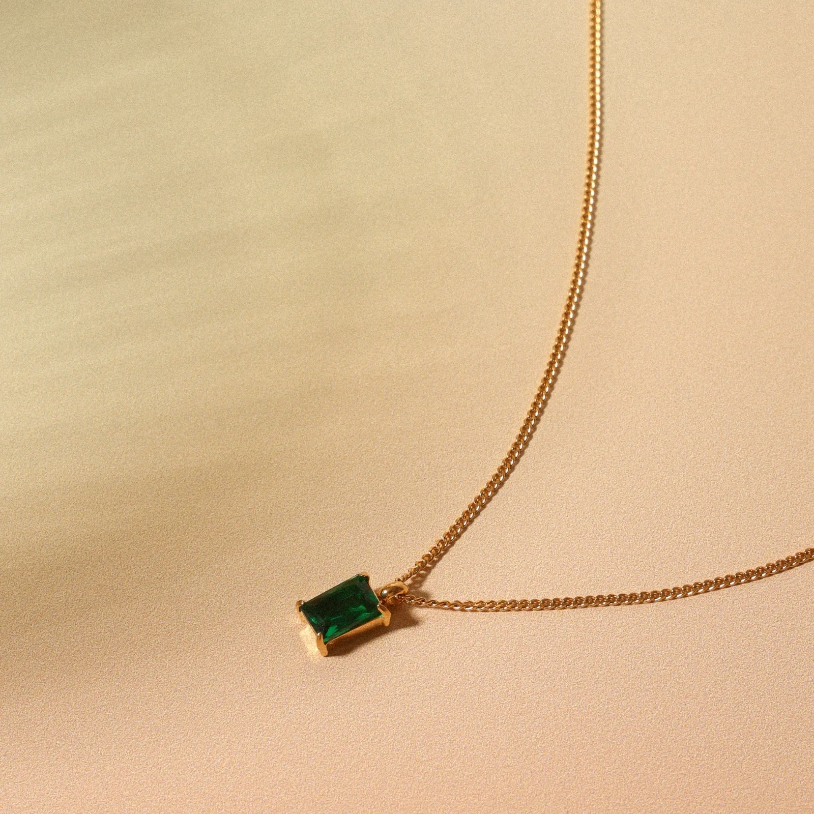 Emerald Necklace - reviewed gold-color source photograph