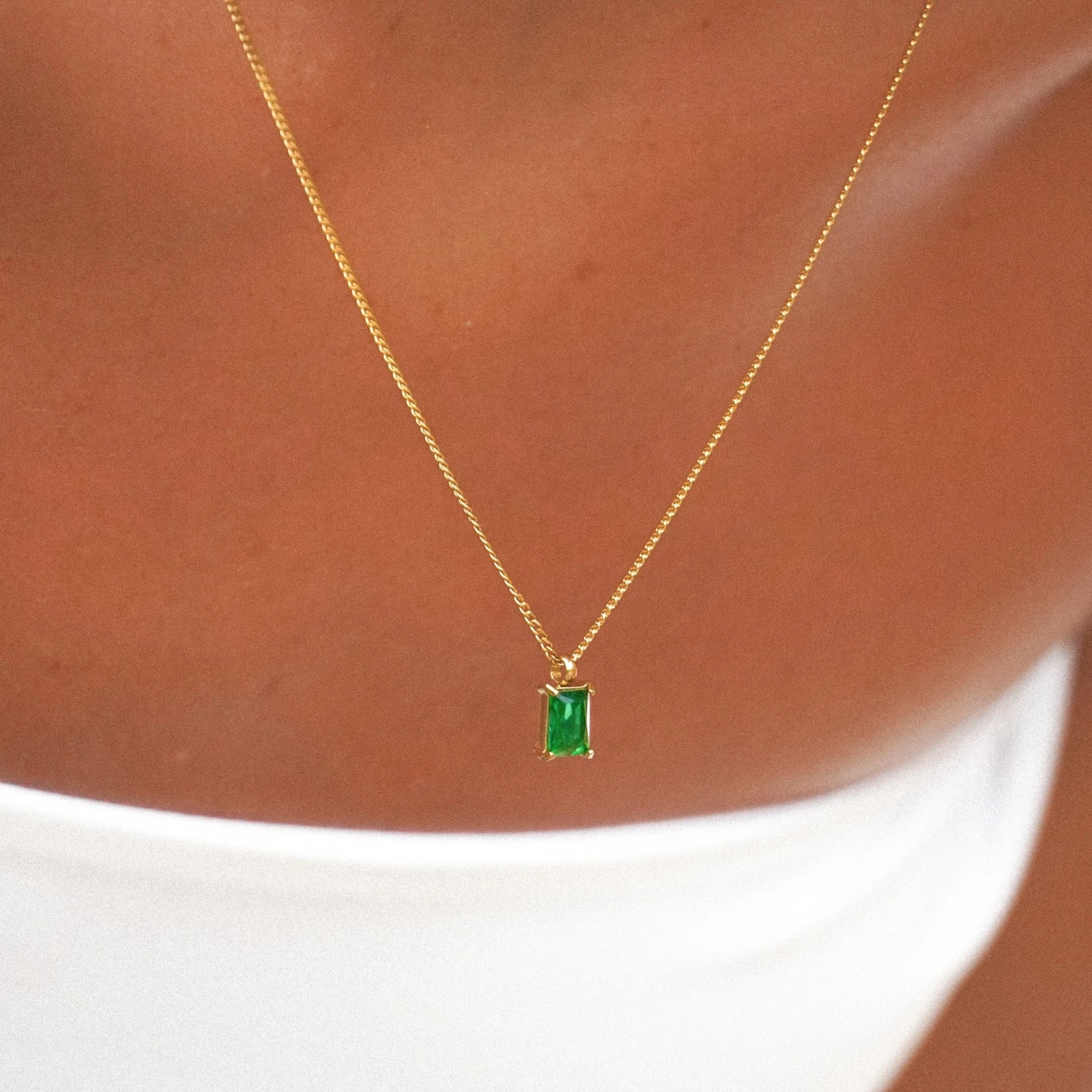 Emerald Necklace - detail view