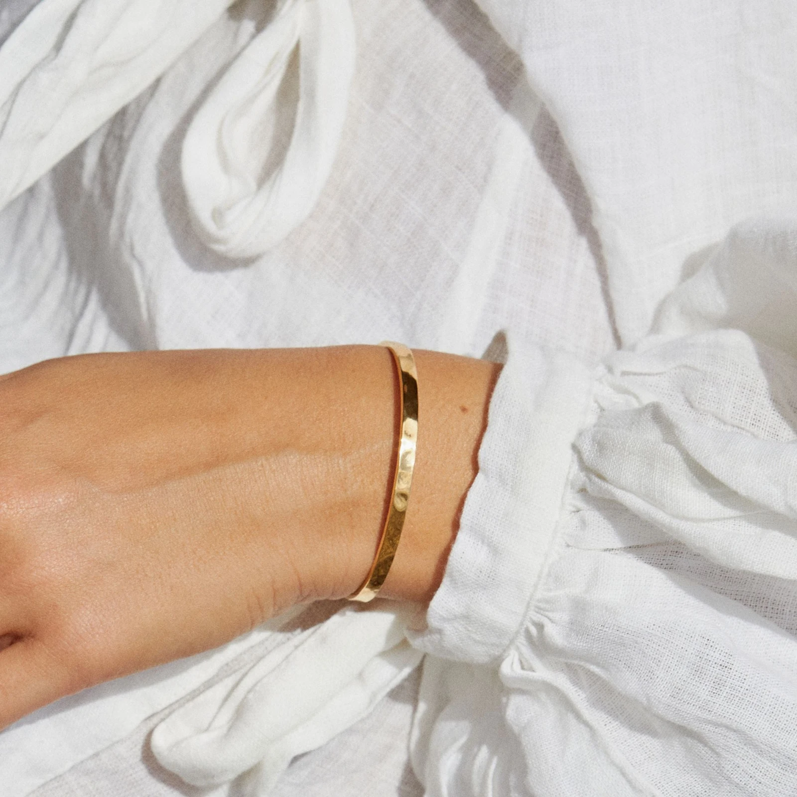 Hammered Cuff — alternate