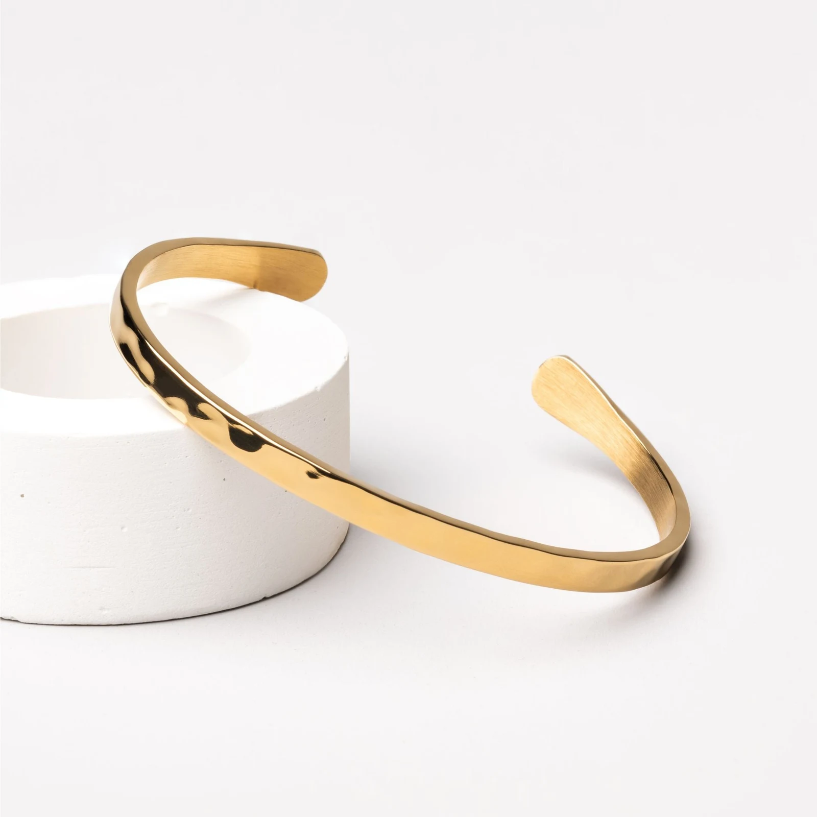 Hammered Cuff — lead