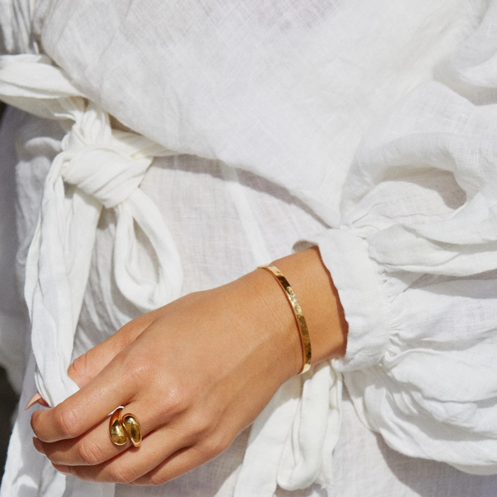 Hammered Cuff — use