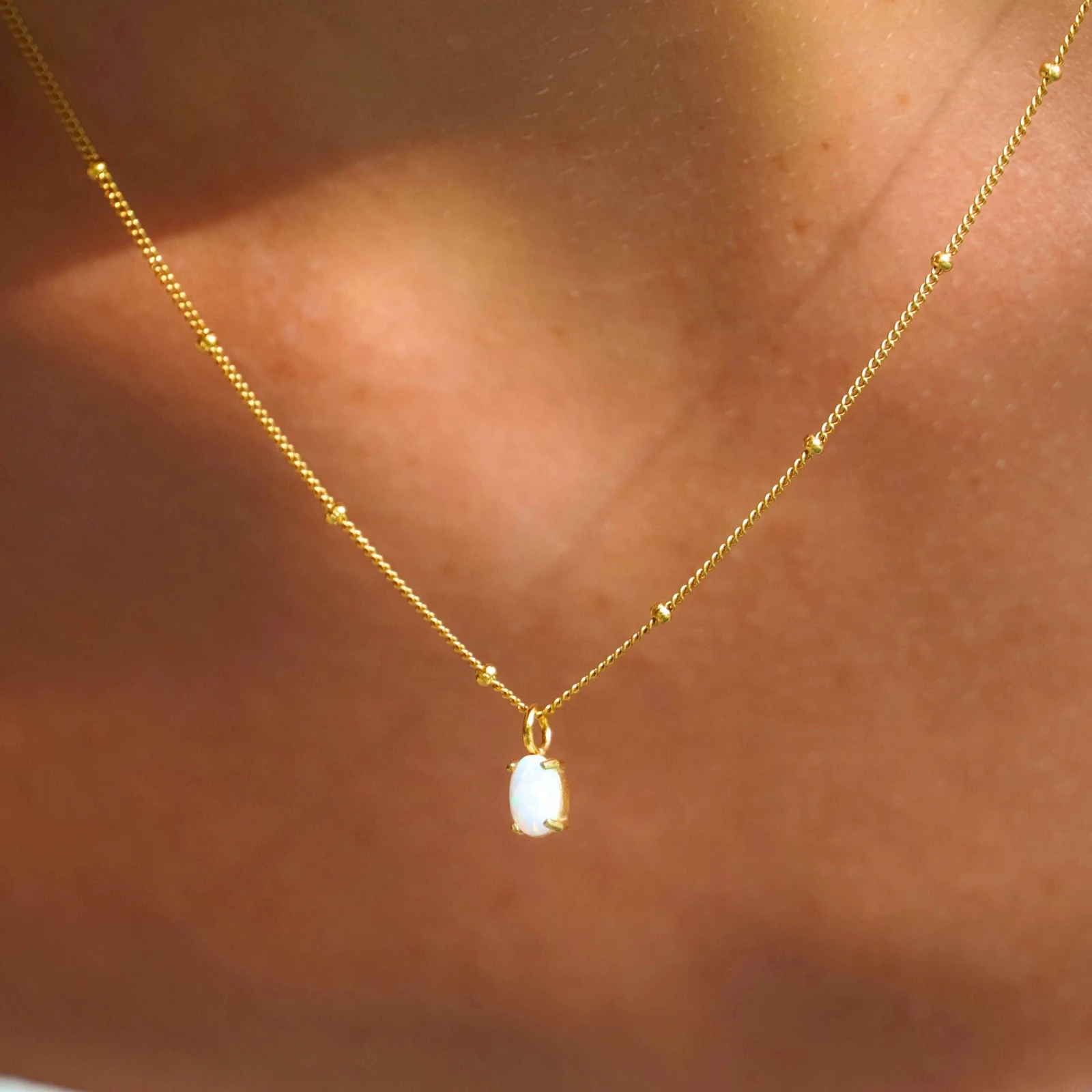 Opal Necklace — detail
