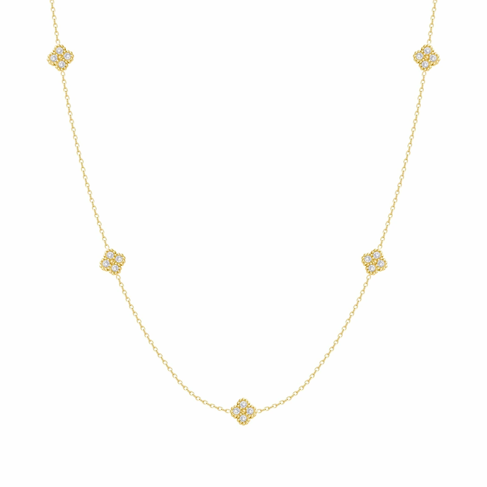 Lucy Clover Necklace — detail view