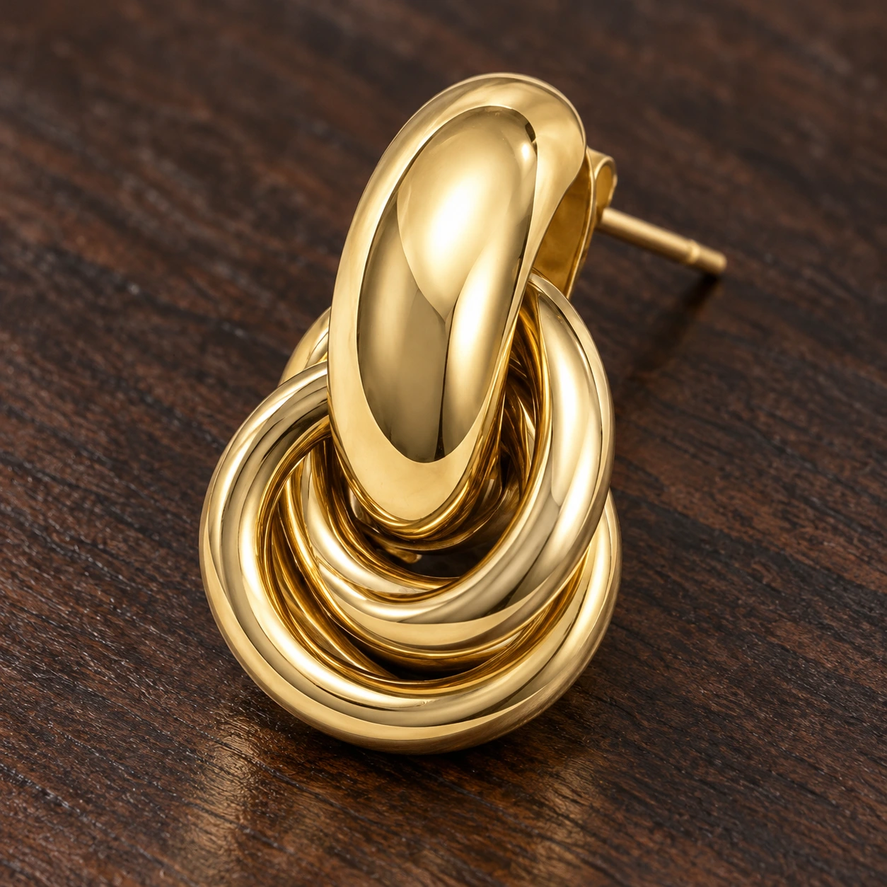 Valley Knot Studs — detail view