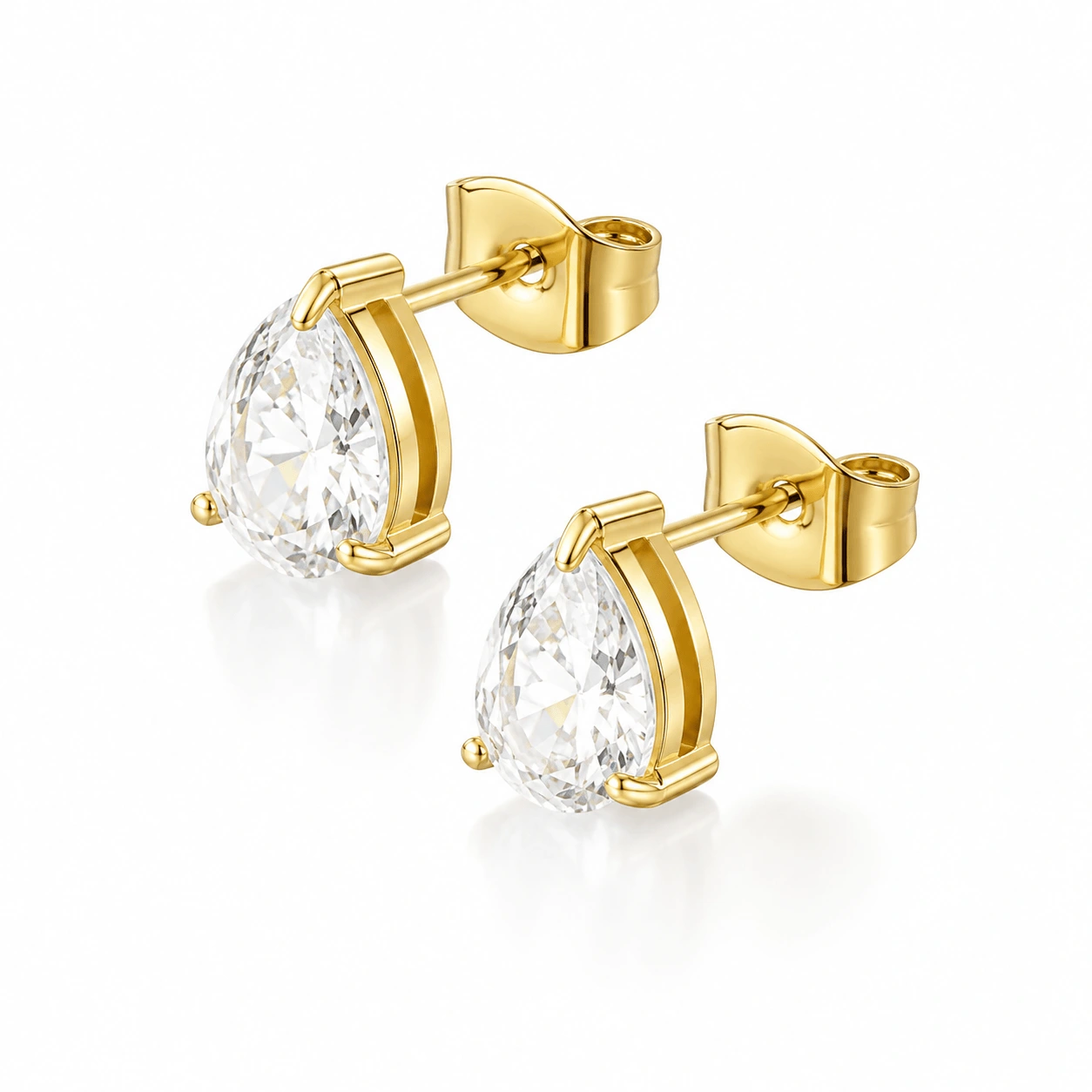 Chantelle Pear Studs — alternate view