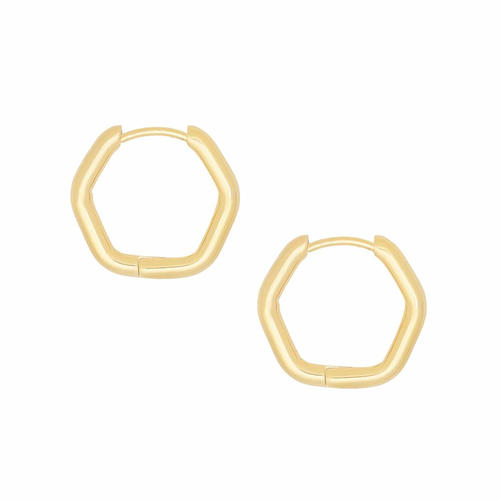 Taylor Hexagon Hoops — alternate view
