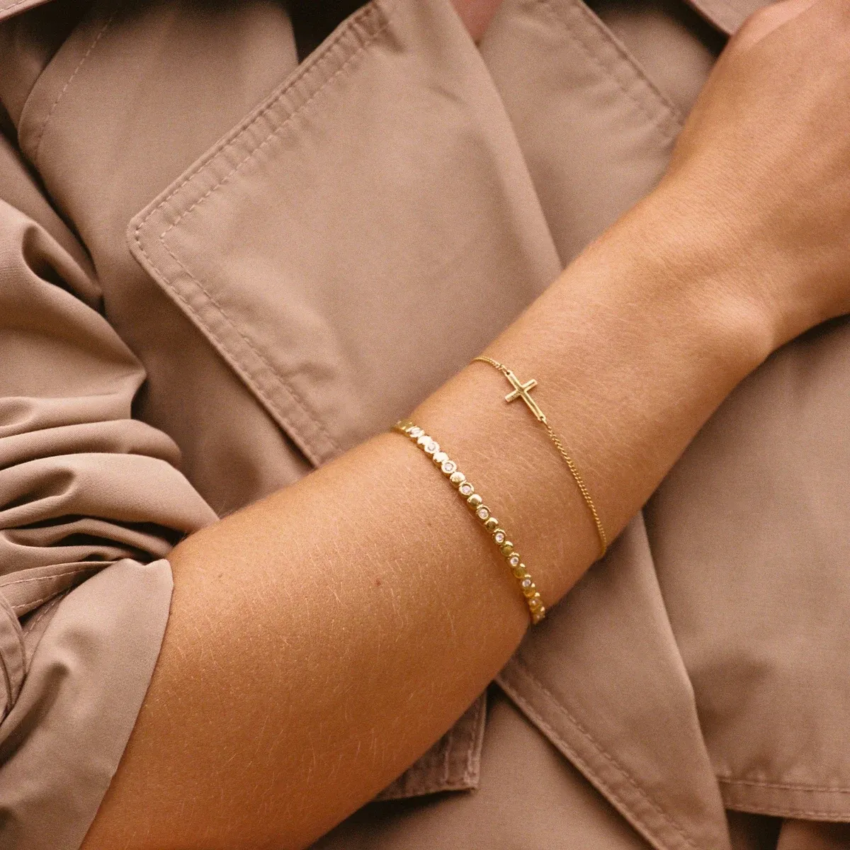 Cross Bracelet - detail view