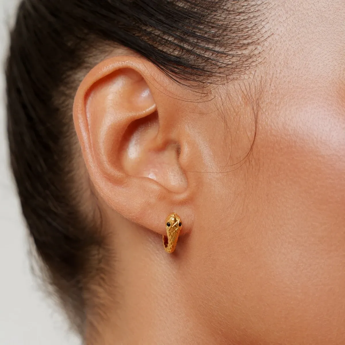 Snake Hoops Earrings - reviewed exact-variant source photograph