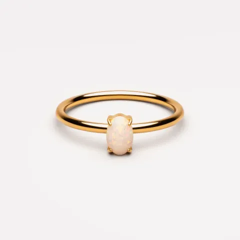 Oval Opal Ring