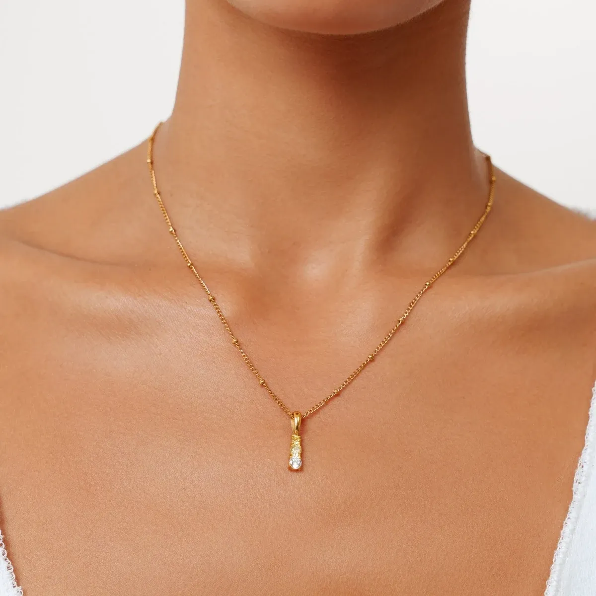 Citrus Drop Pendant Gold - lead view
