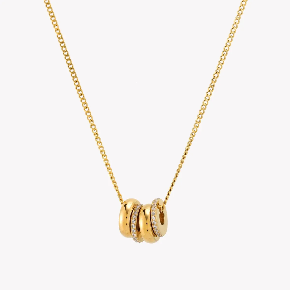 Monte Carlo Necklace Gold - alternate view