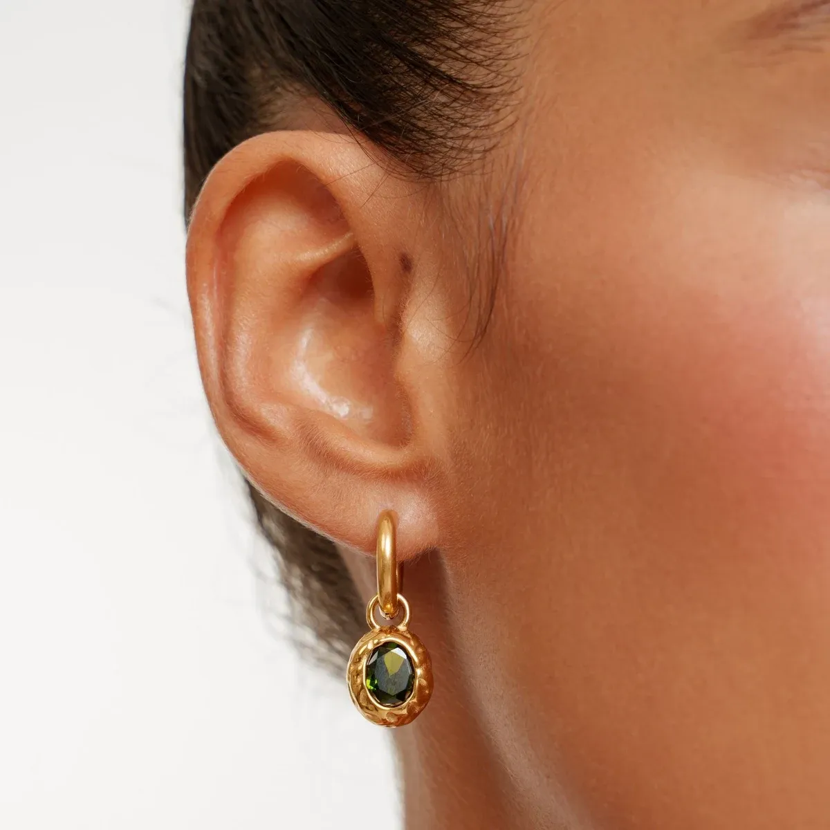 Olive Earrings - use view
