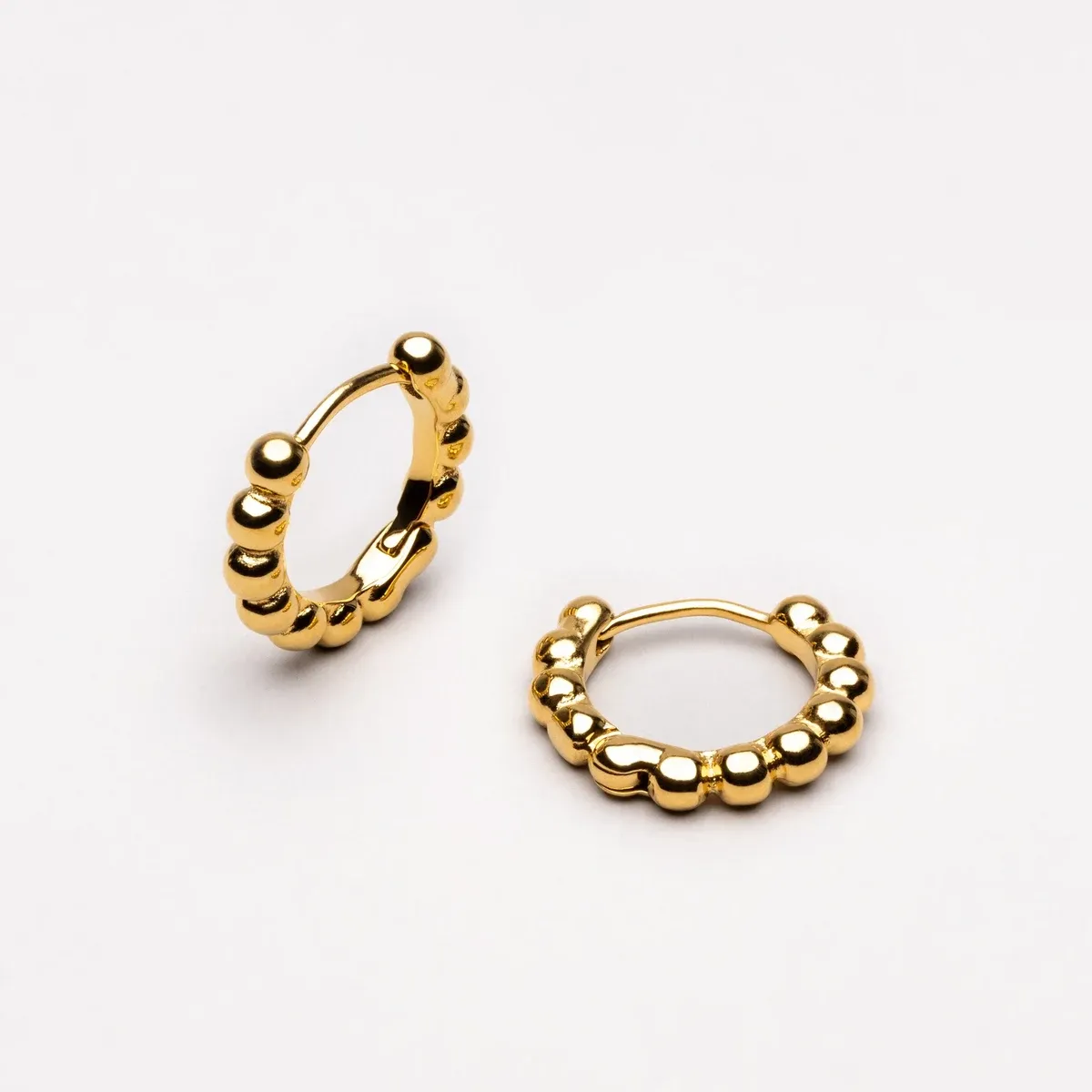 Beaded Hoops Earrings - lead view