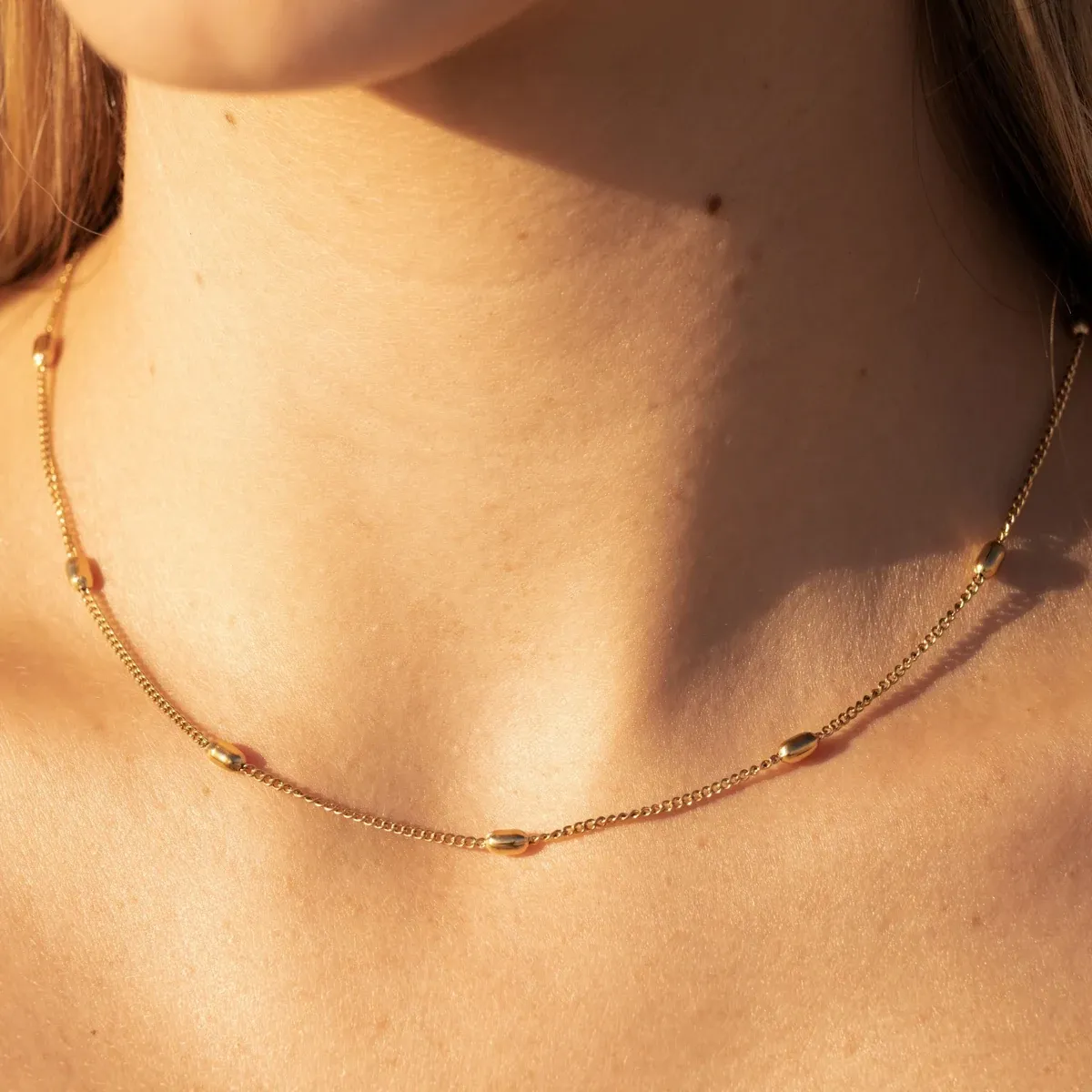 Brisa Choker Gold - lead view