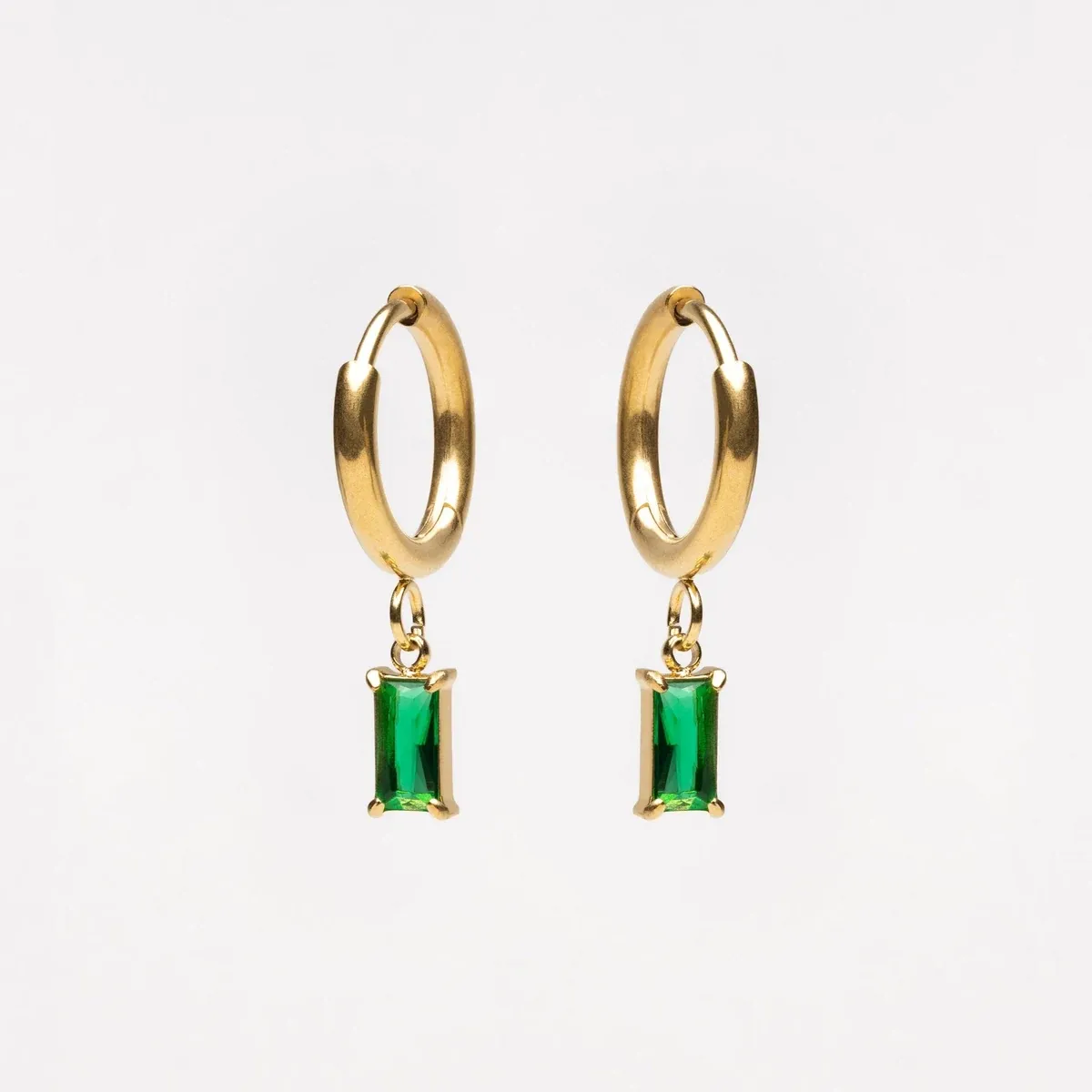 Sea Sparkle Earrings Gold - detail view