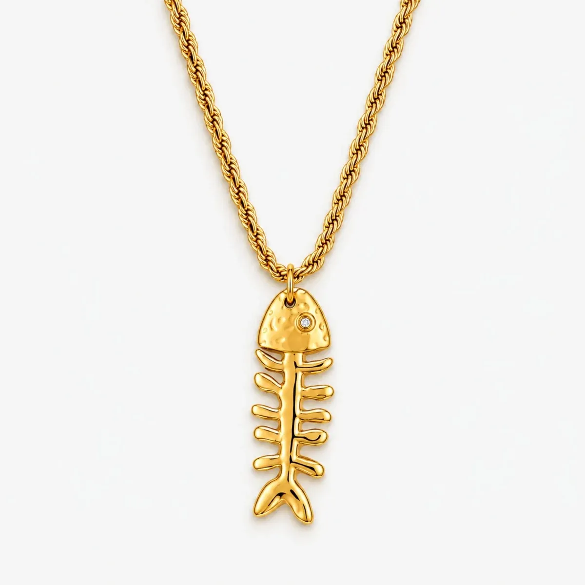 Reef Necklace Gold - alternate view