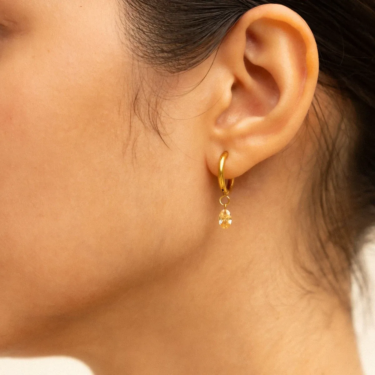 Rosé Drop Earrings - reviewed exact-variant source photograph
