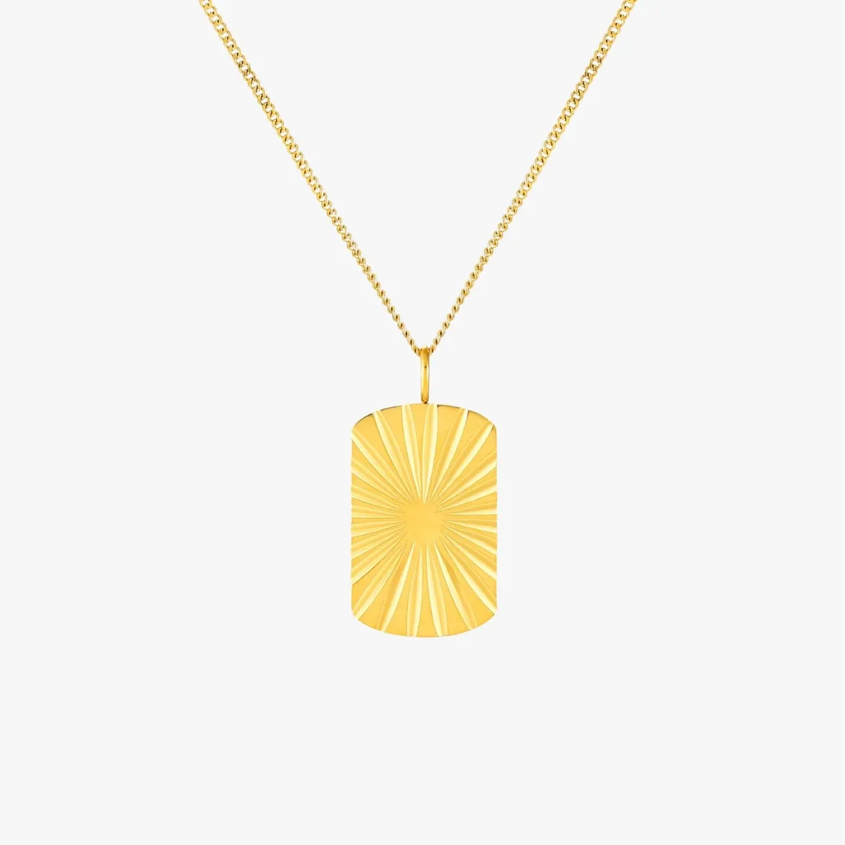 Seaside Necklace Gold - detail view