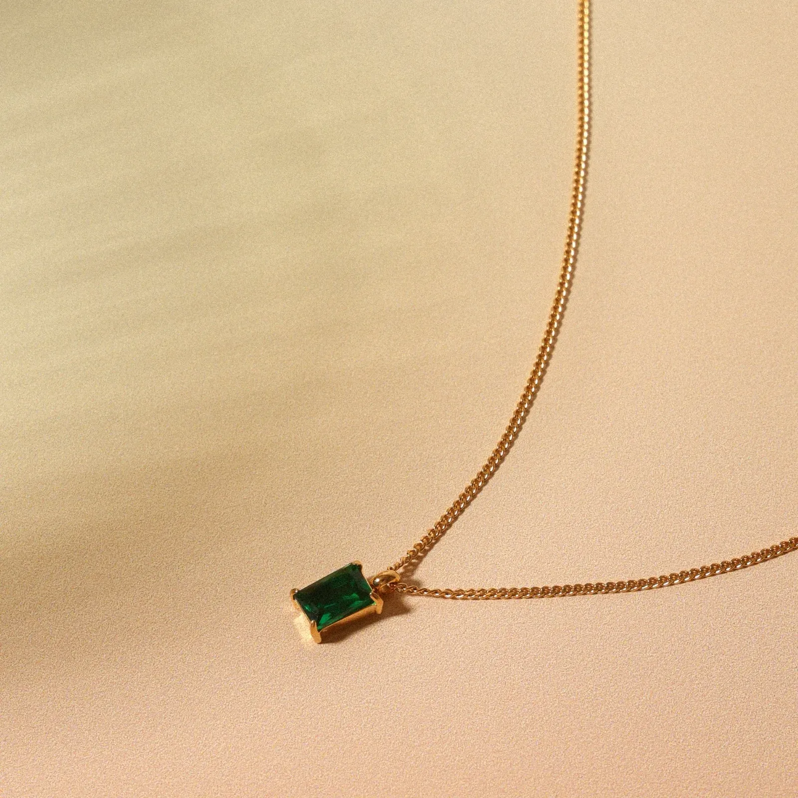 Emerald Necklace - reviewed gold-color source photograph