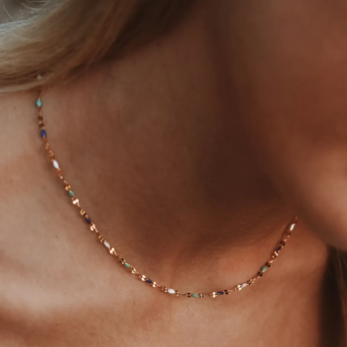Mykonos Choker Gold - alternate view