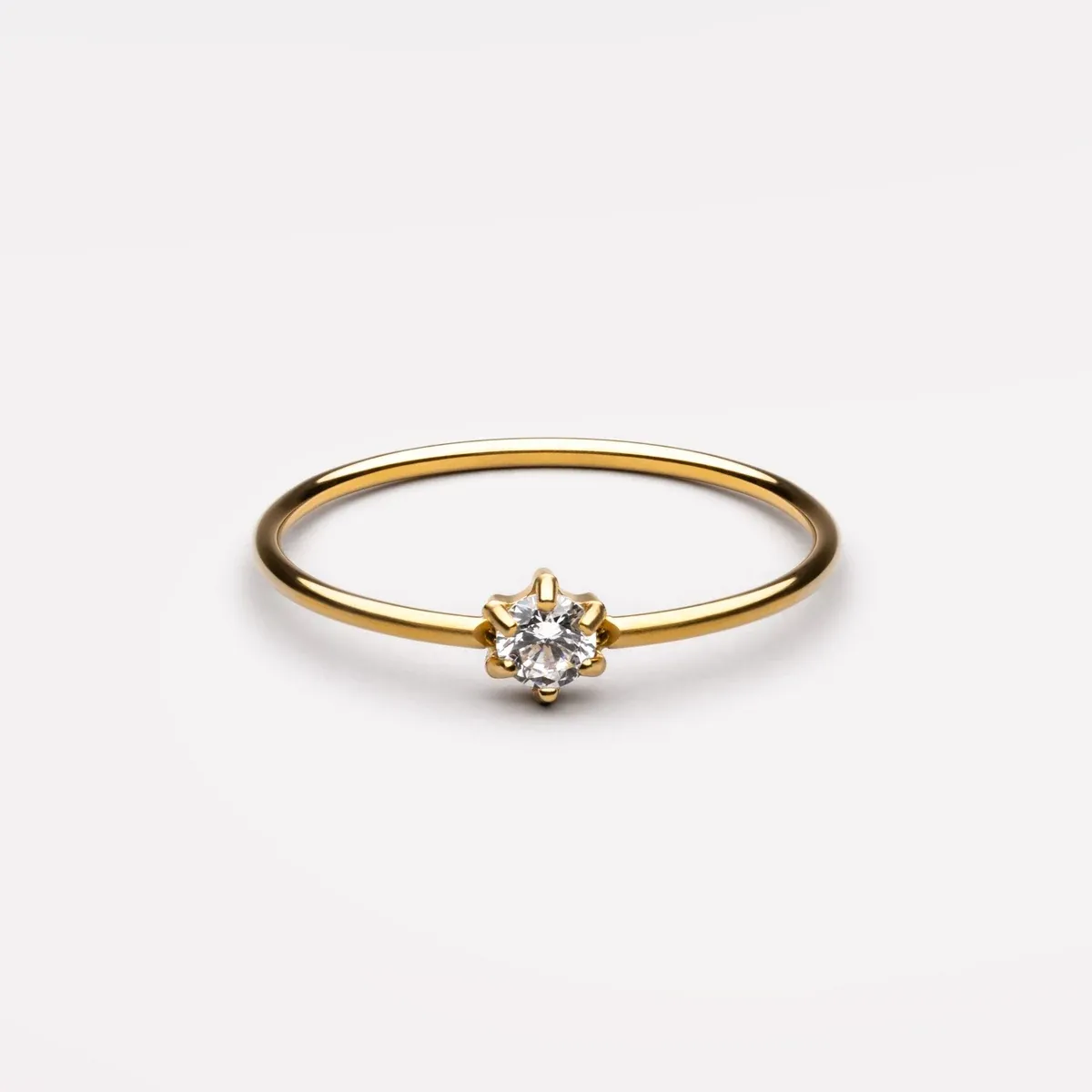 Elvia Ring Gold - alternate view