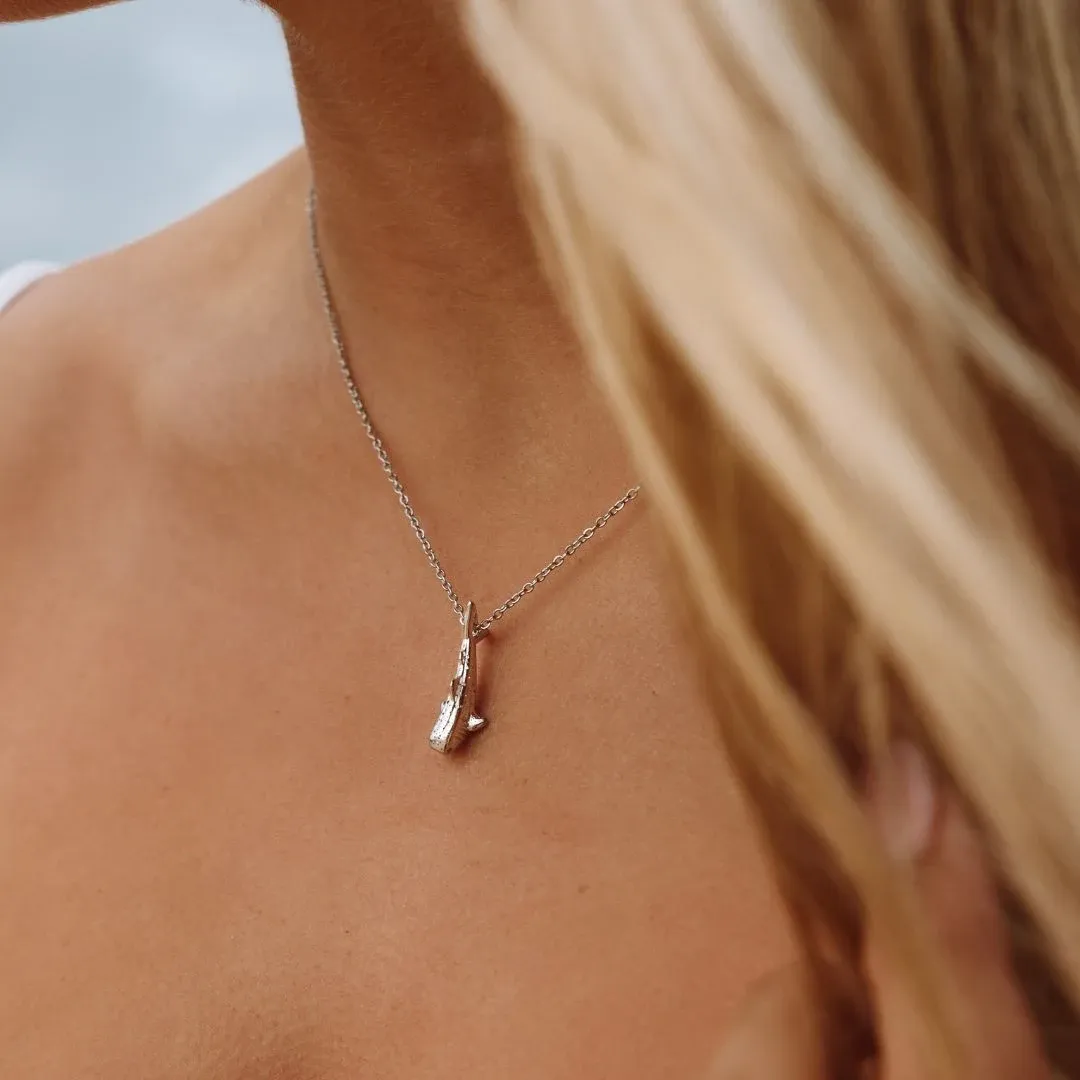 Whale Shark Necklace - detail view