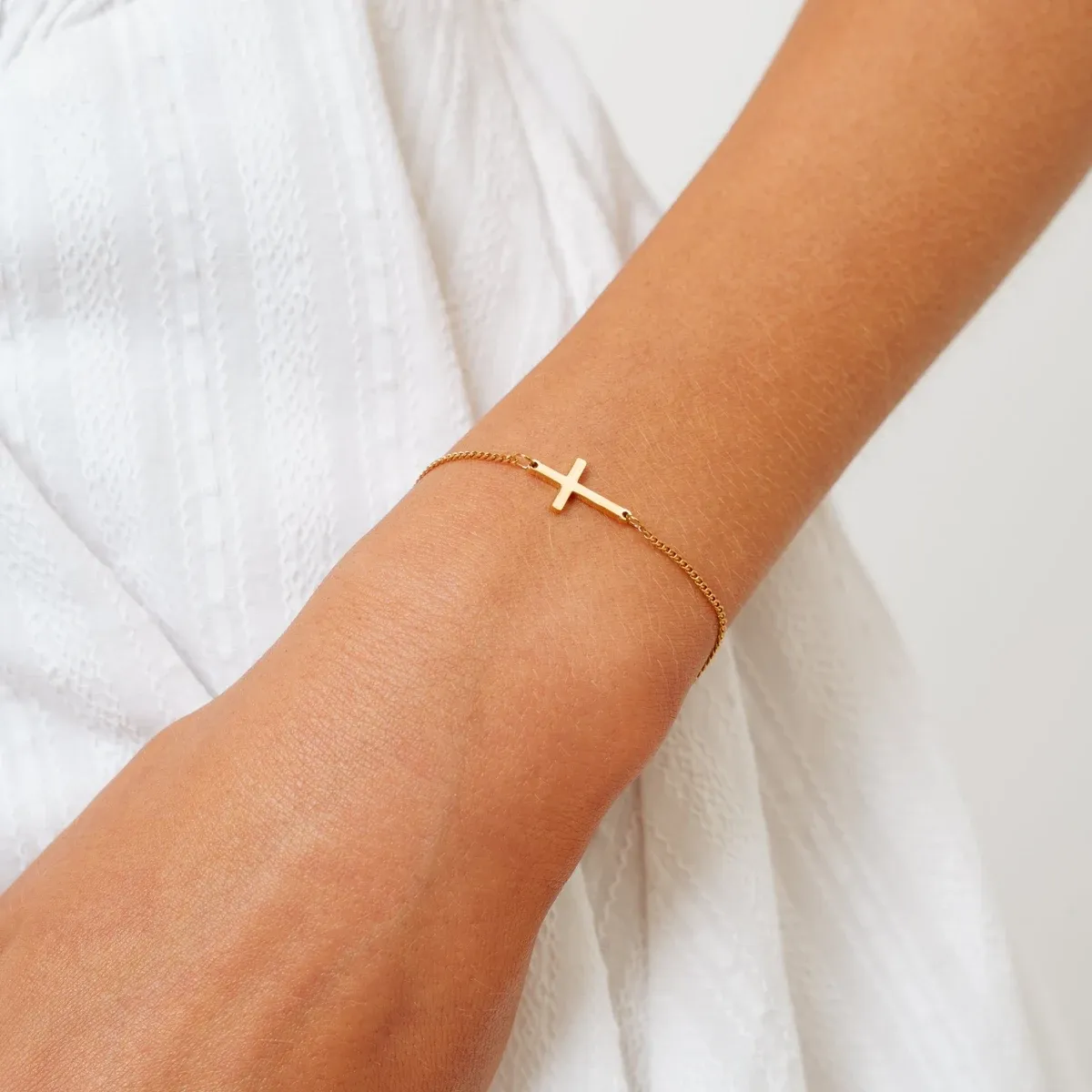 Cross Bracelet - alternate view
