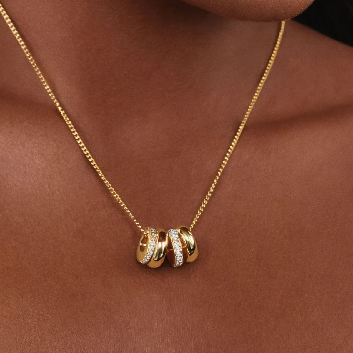 Monte Carlo Necklace Gold - lead view