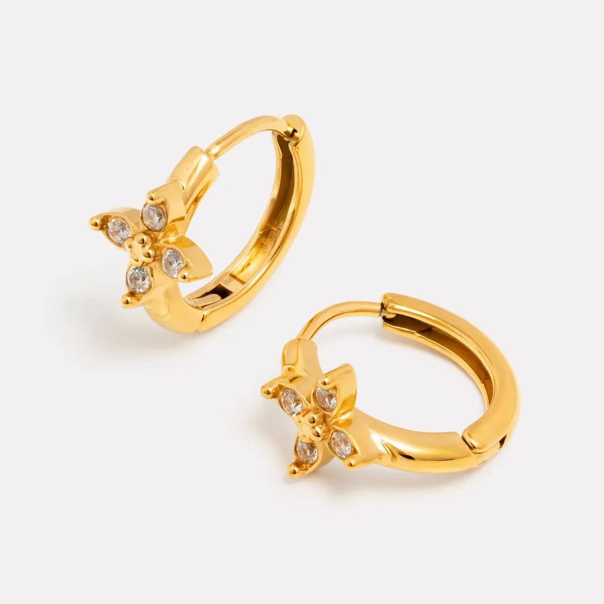 Daisy Hoops Earrings - lead view