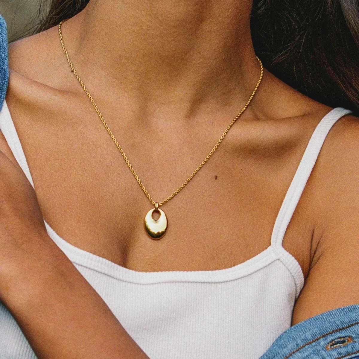 Reverie Necklace Gold - lead view