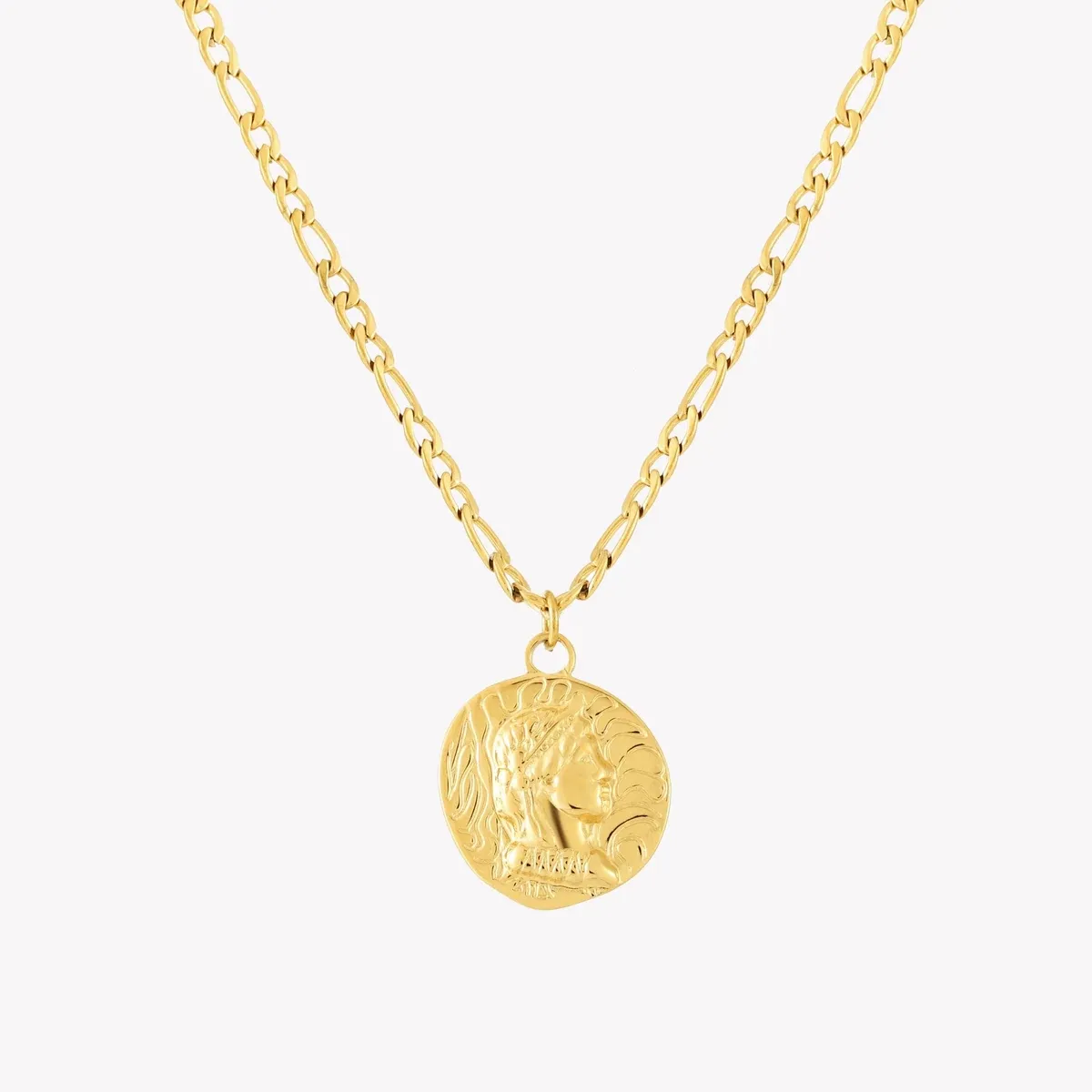 Roma Necklace Gold - detail view