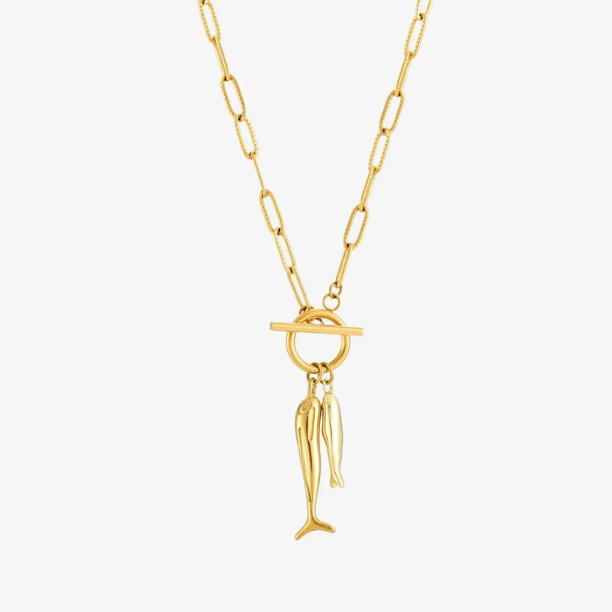 Cala Necklace Gold - detail view