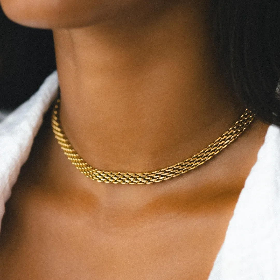 Sifnos Choker Gold - lead view