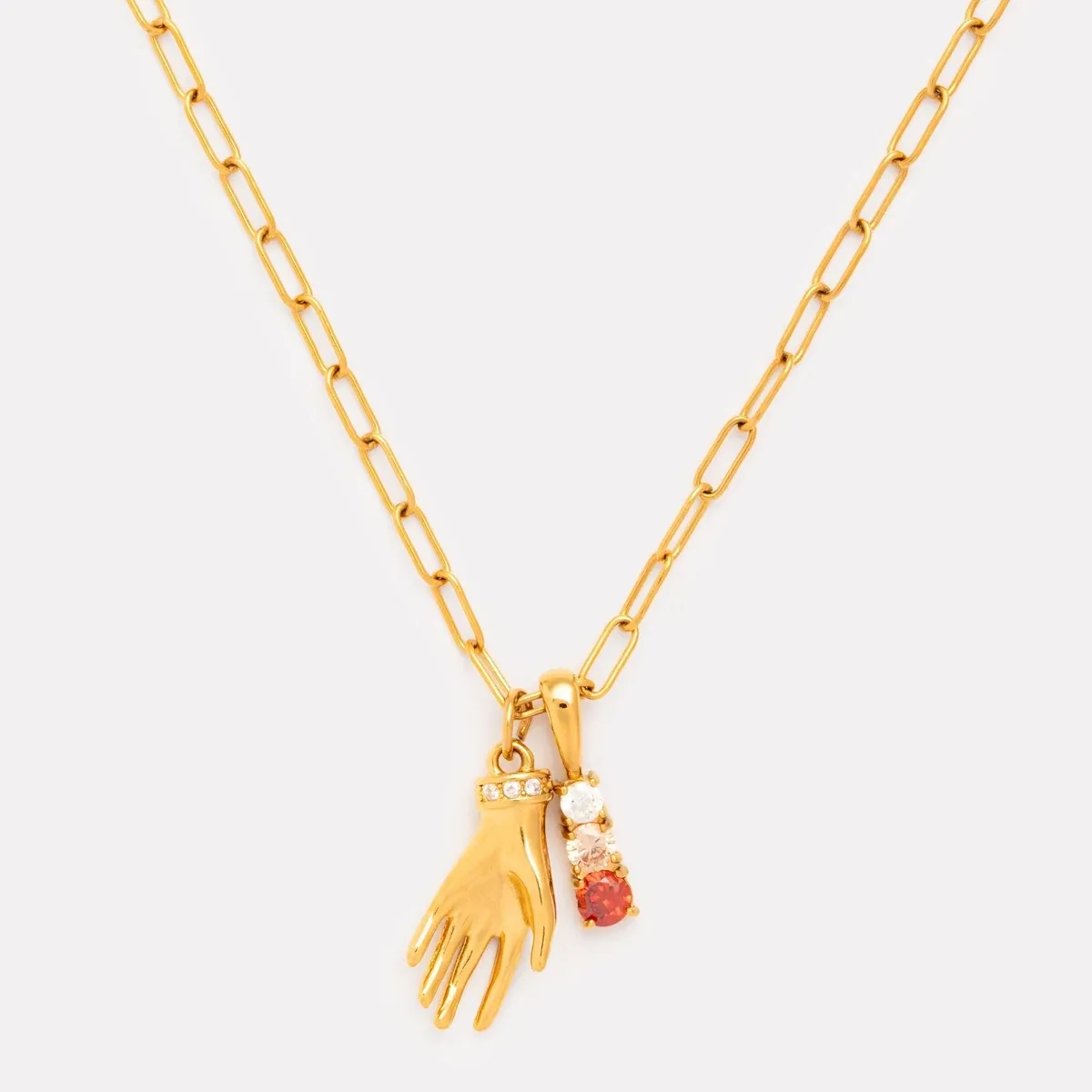 Fortuna Necklace Gold - detail view
