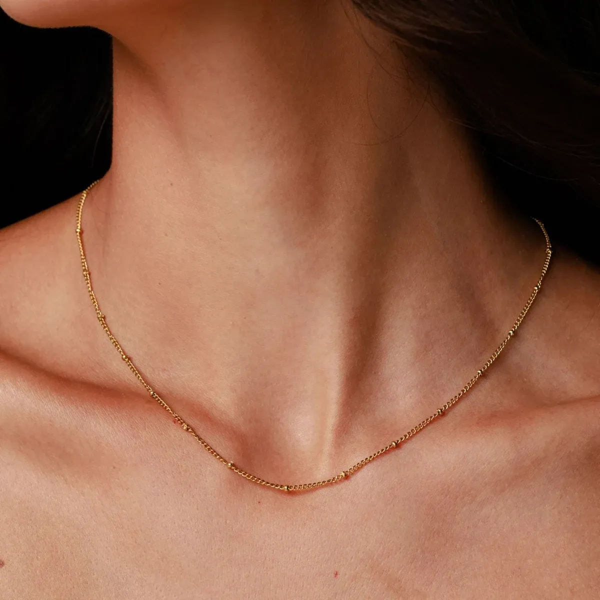 Capri Beaded Choker - reviewed gold-color source photograph