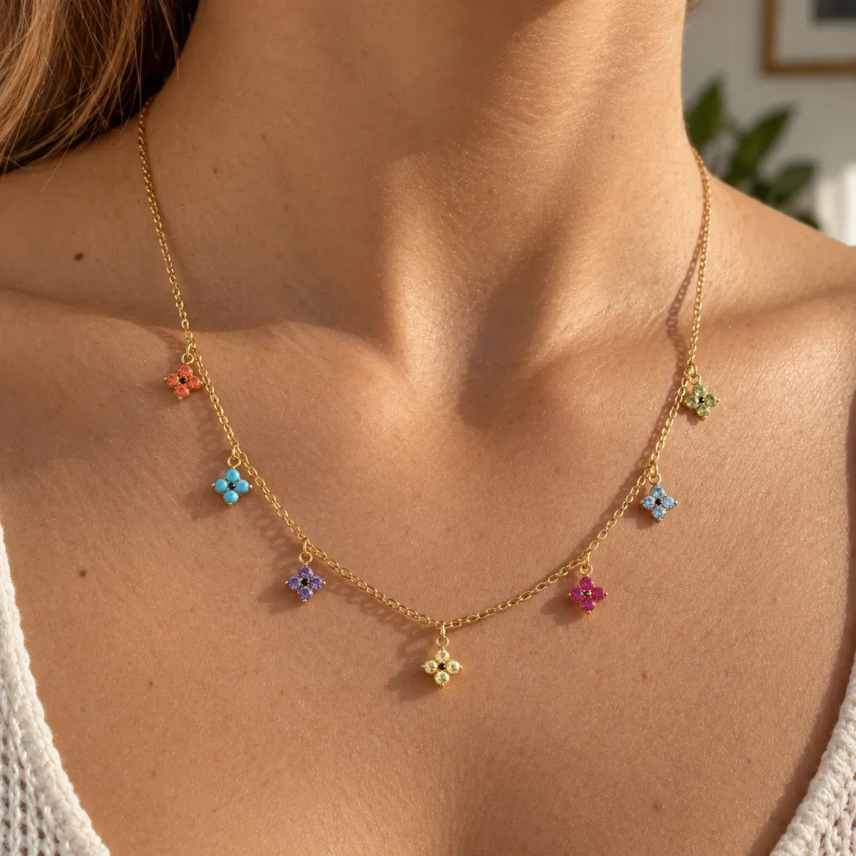 Island Lights Choker Gold - alternate view