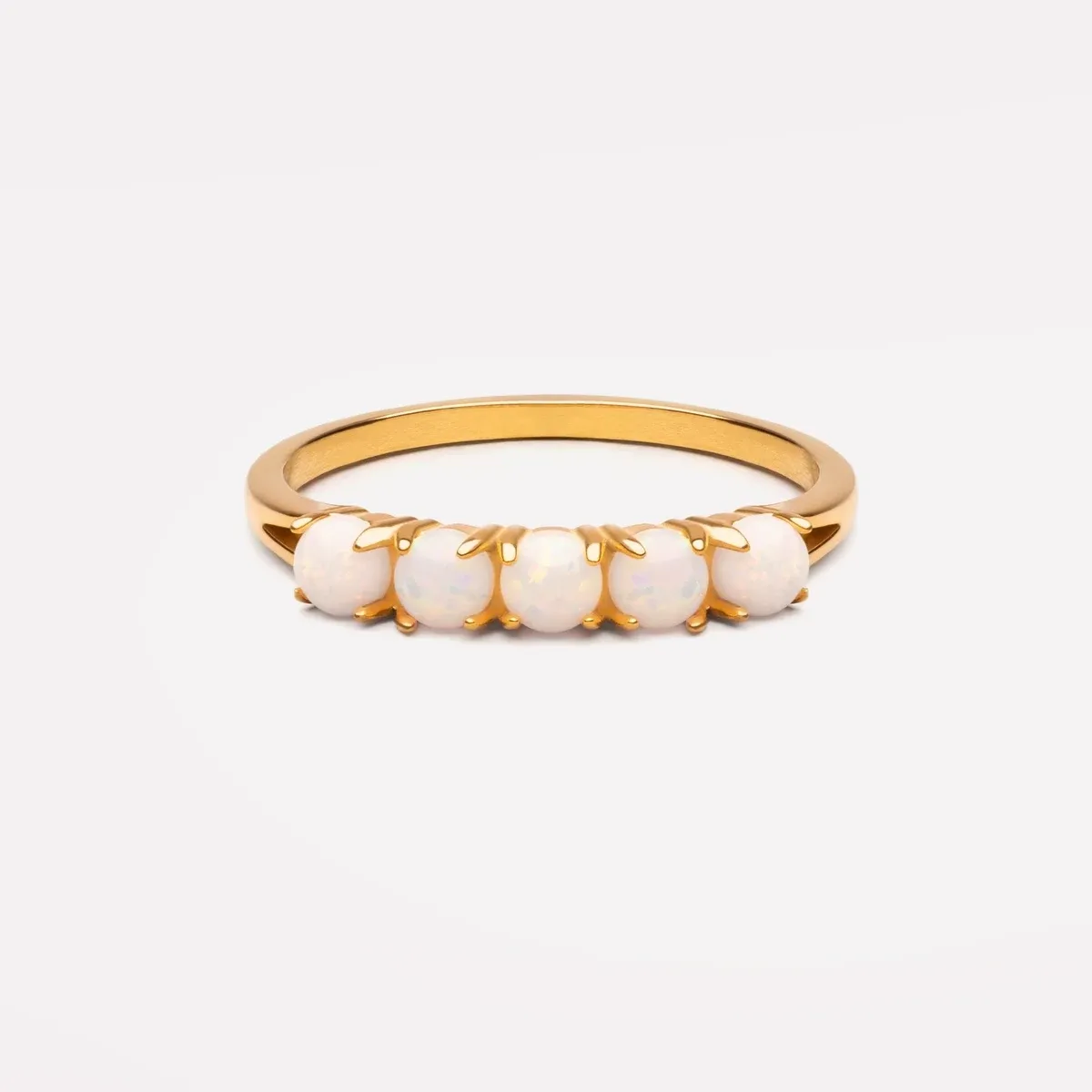 Opal Band Ring - lead view