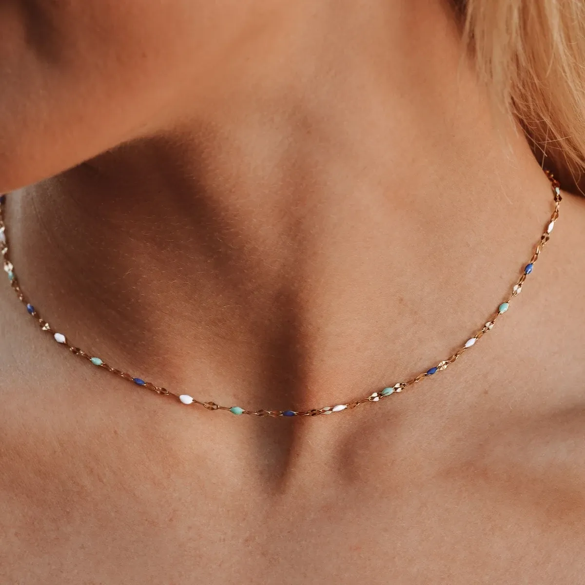 Mykonos Choker Gold - lead view