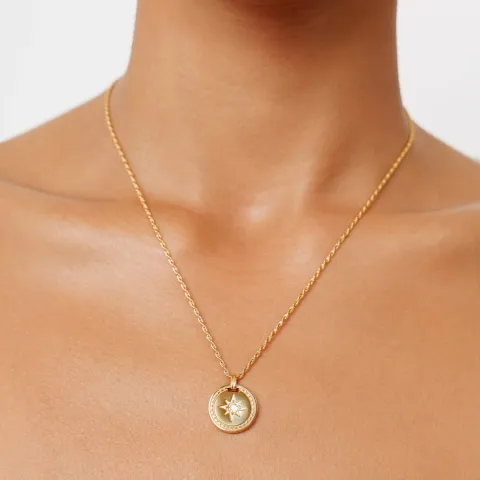 Golden Compass Necklace
