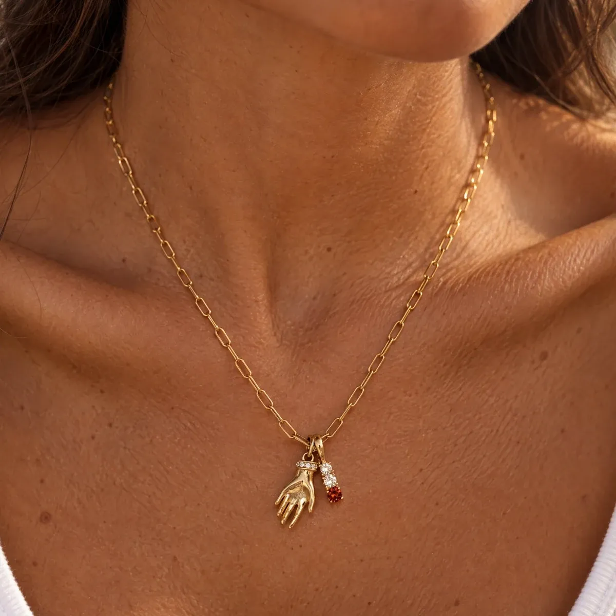 Fortuna Necklace Gold - lead view