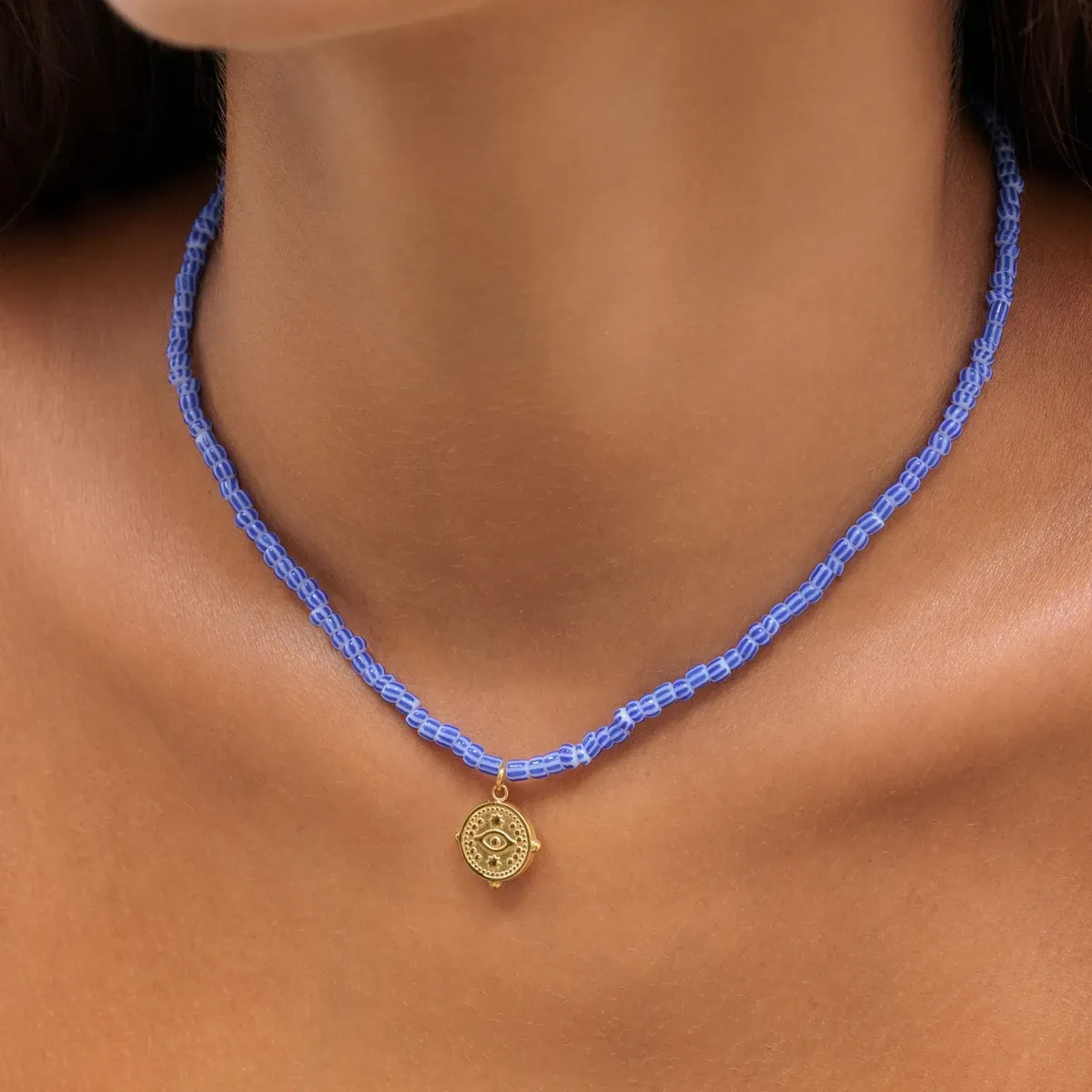 Hera Greek Choker Gold - lead view