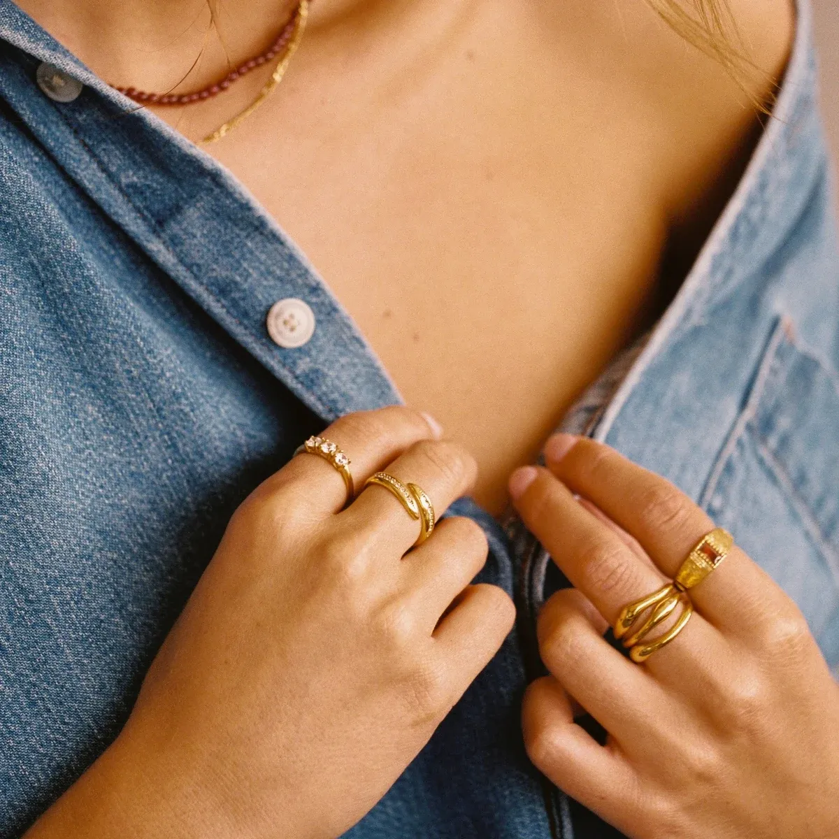 Stella Wrap Ring - alternate view