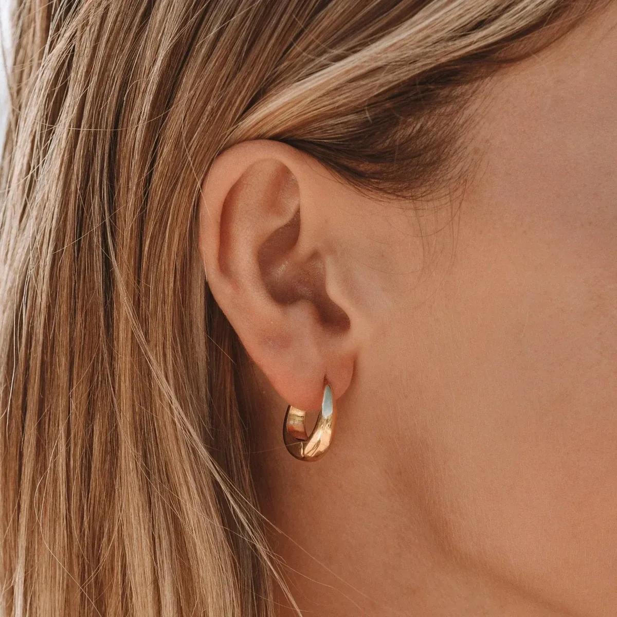 Drop Earrings Gold - lead view