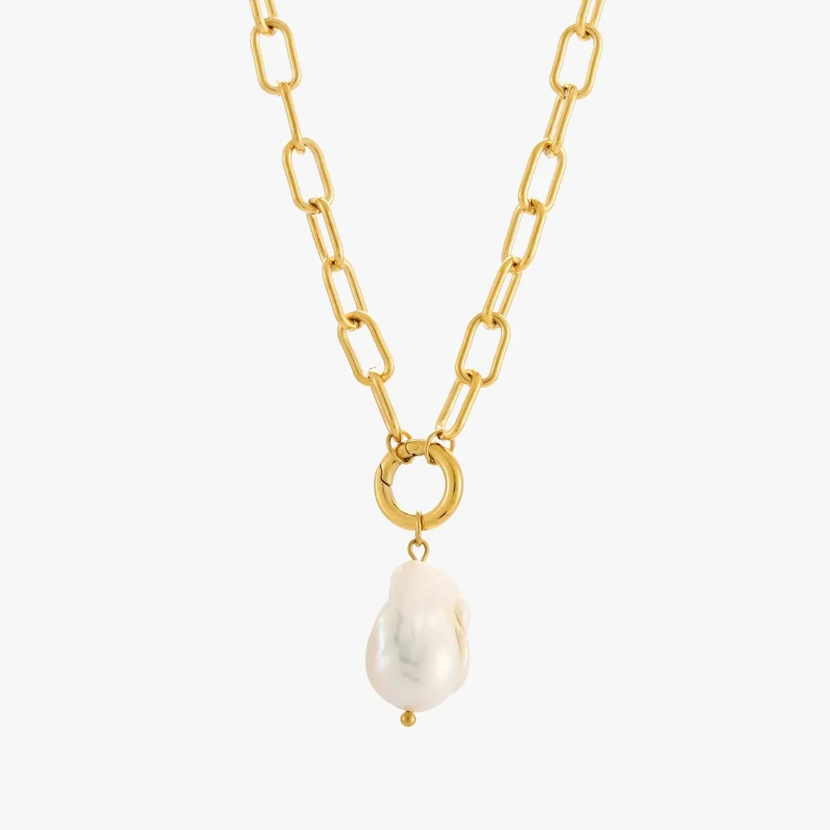 Portofino Necklace Gold - detail view