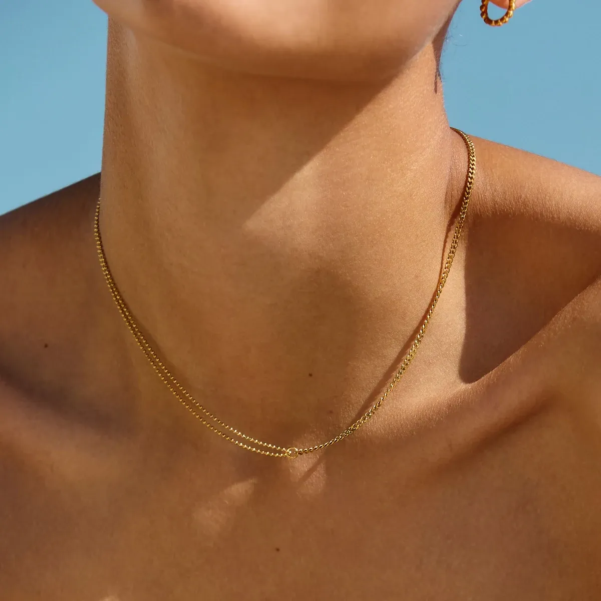 Double Trouble Choker Gold - lead view