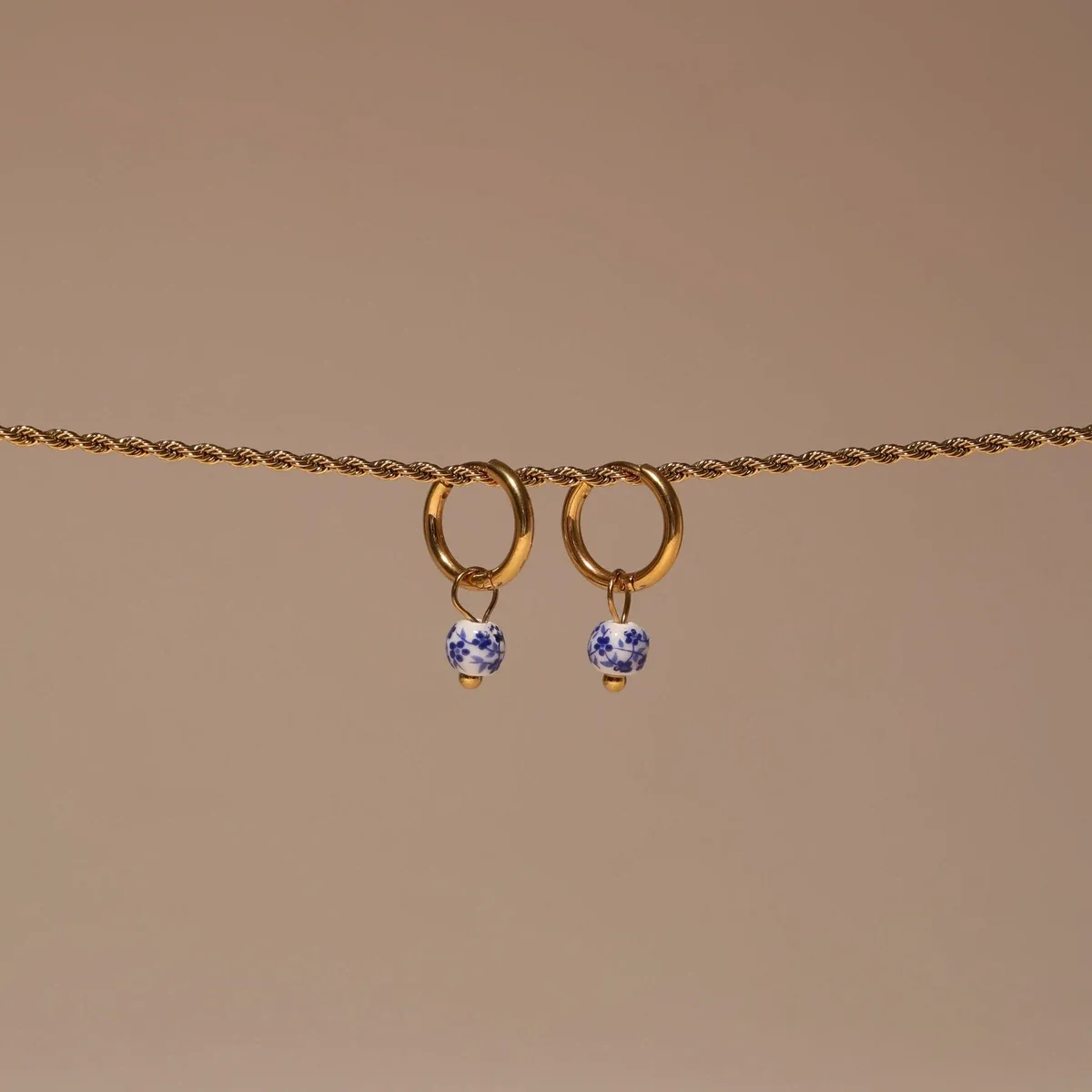 Blossom Earrings Gold - alternate view