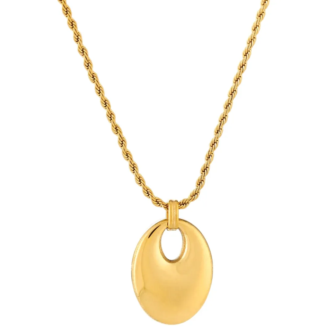 Reverie Necklace Gold - detail view